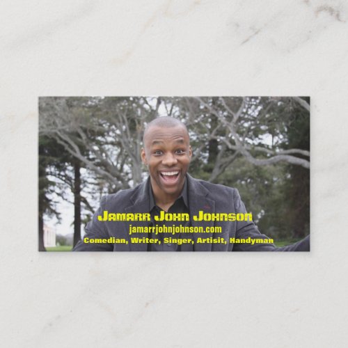 Jamarr John Johnson Business Card Templates