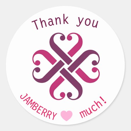 Jamberry Thank You Mailing Envelope Seals