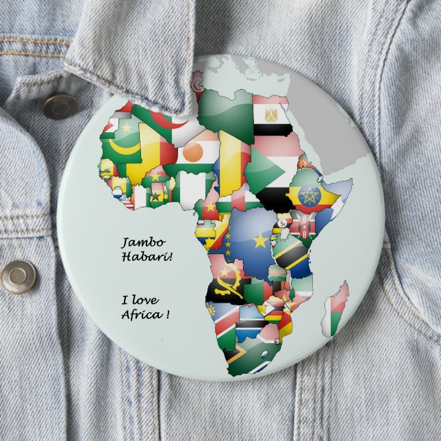 Jambo Habari Africa ! I Love Africa Button (In Situ)