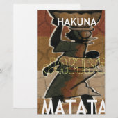 Jambo Habari Hakuna Matata. (Front/Back)