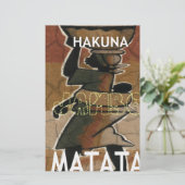 Jambo Habari Hakuna Matata. (Standing Front)