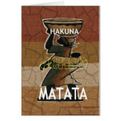 Jambo Habari Hakuna Matata. (Front)