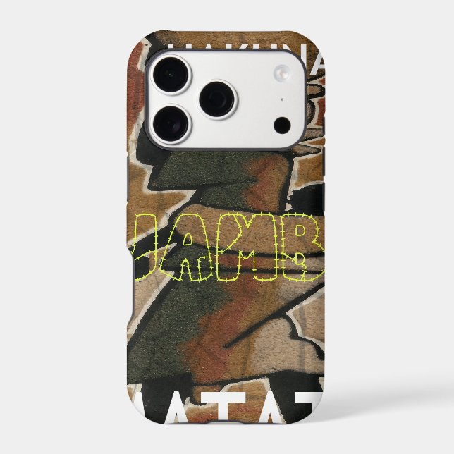 Jambo Habari Hakuna Matata. Case-Mate iPhone Case (Back)
