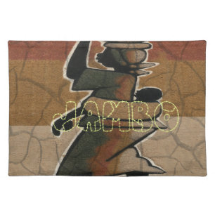 Jambo Habari Hakuna Matata. Placemat