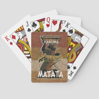 Jambo Habari Hakuna Matata. Poker Cards
