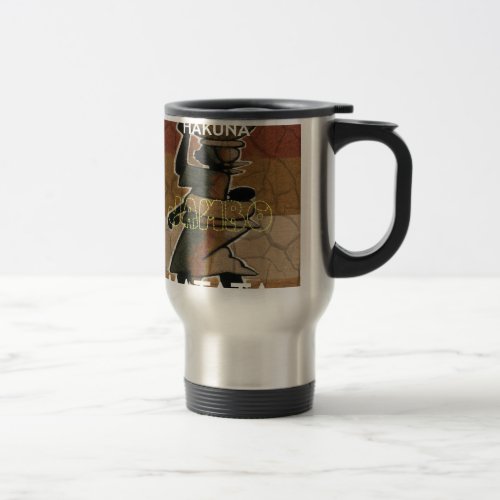 Jambo Habari Hakuna Matata Travel Mug