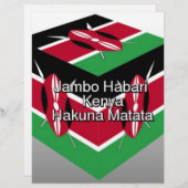 Jambo Habari ! Kenya Hakuna Matata (Front/Back)