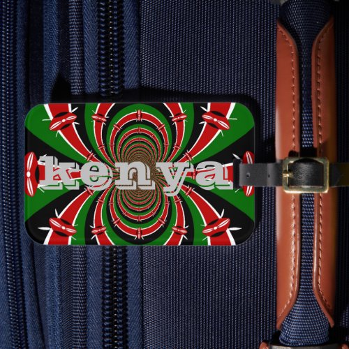 Jambo Habari  Kenya Hakuna Matata Gift Luggage Tag