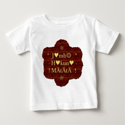 jambo Hakuna Matata day Giftspng Baby T_Shirt