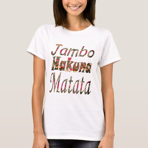Jambo  Hakuna Matata T_Shirt