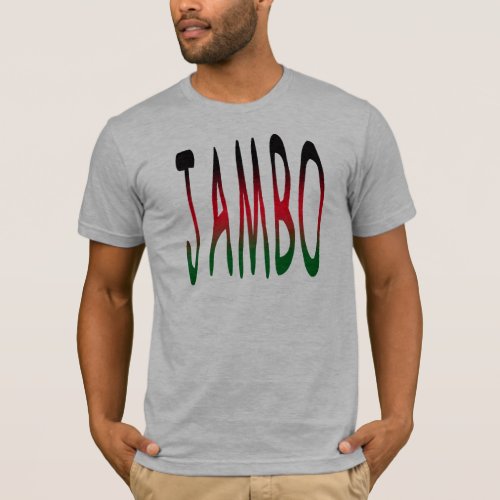 Jambo hallo _ Swahili T_Shirt