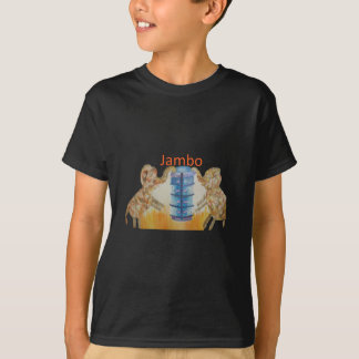 Jambo Jumbo African Kids Elephants Art Print T-Shirt