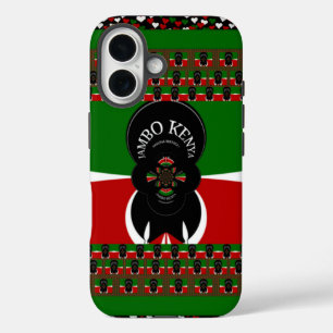 Jambo Kenya Art Print iPhone 16 Case