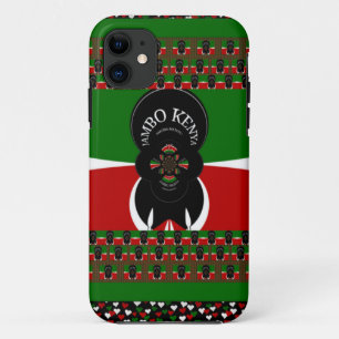 Jambo Kenya Art Print iPhone 11 Case