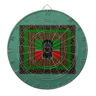 Jambo Kenya Art Print Dart Board