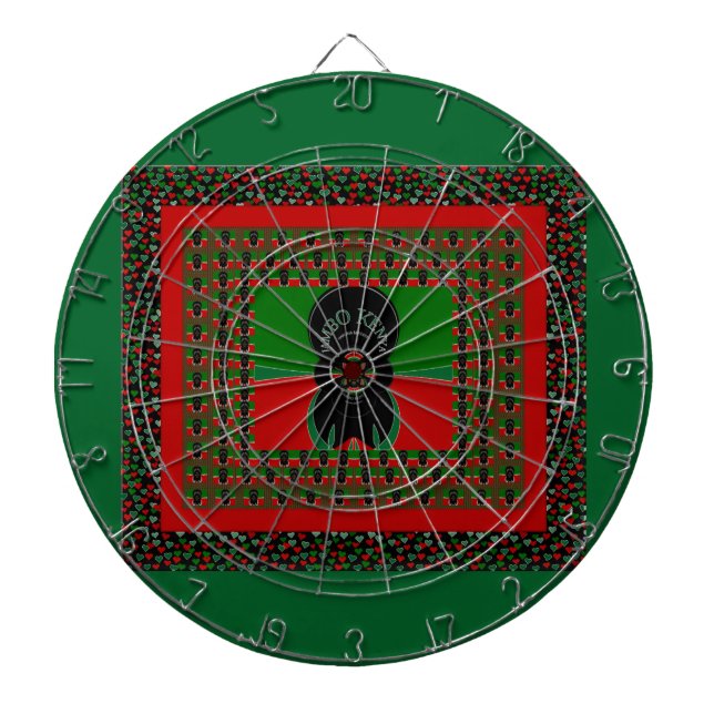 Jambo Kenya Art Print Dartboard (Front)