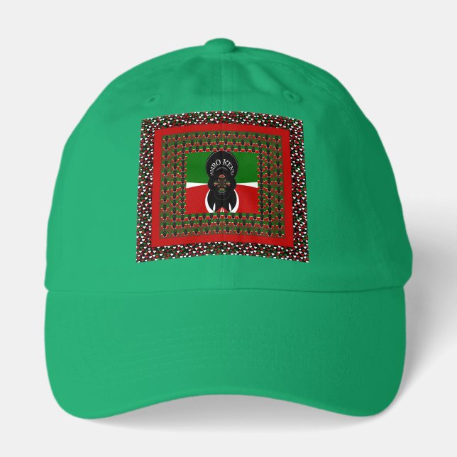 Jambo Kenya Art Print Hat (Front)