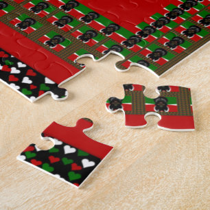 Jambo Kenya Art Print Jigsaw Puzzle