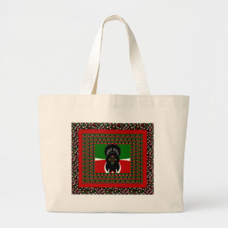 Jambo Kenya Art Print Large Tote Bag