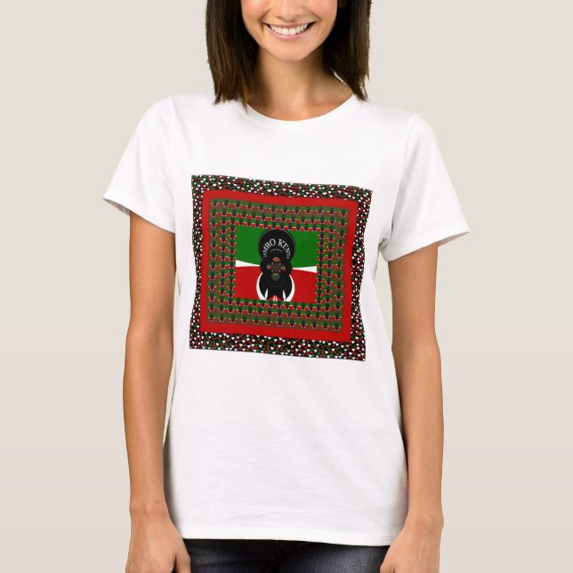 Jambo Kenya Art Print T-Shirt (Front)
