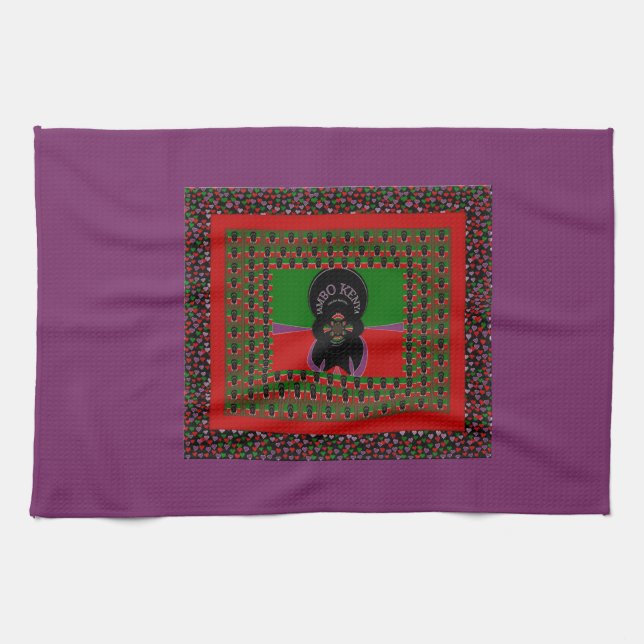 Jambo Kenya Art Print Towel (Horizontal)