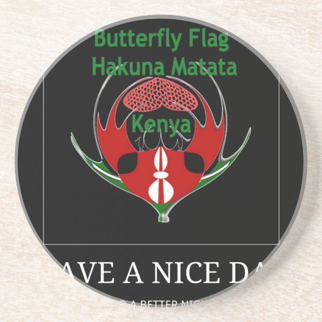 Jambo Kenya Drink Coaster (Front)