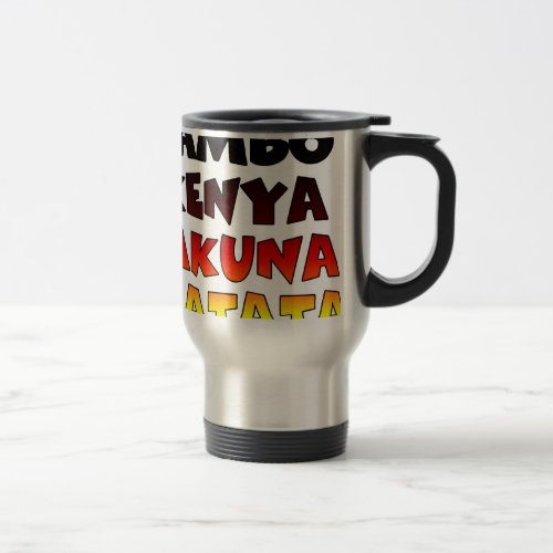 Jambo Kenya Hakuna Matata Travel Mug