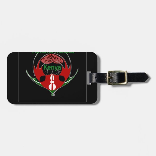 Jambo Kenya Luggage Tag (Front Horizontal)