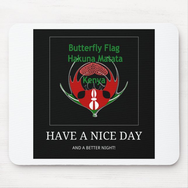 Jambo Kenya Mouse Pad (Front)