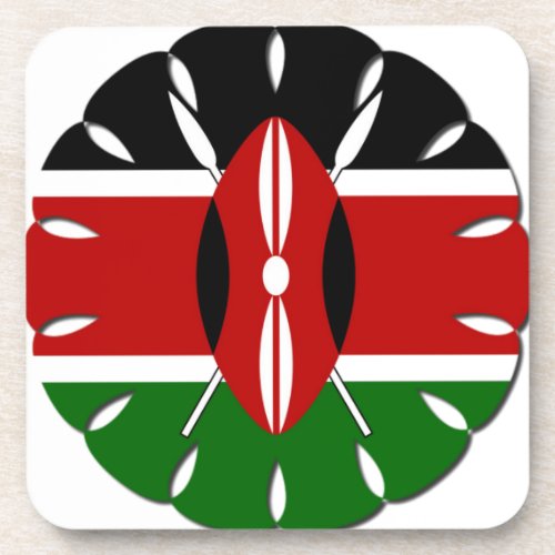 Jambo Kenyan Flag Coaster
