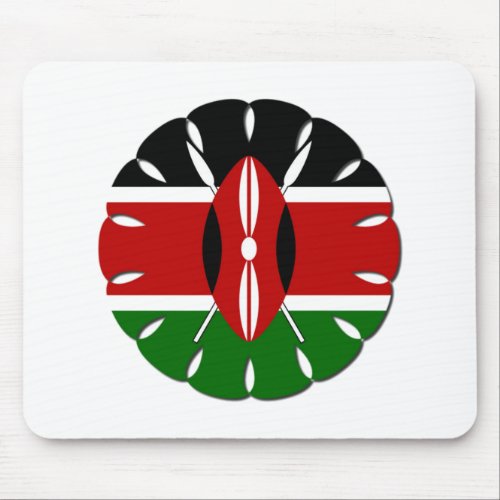 Jambo Kenyan Flag Mouse Pad