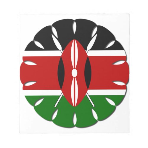 Jambo Kenyan Flag Notepad