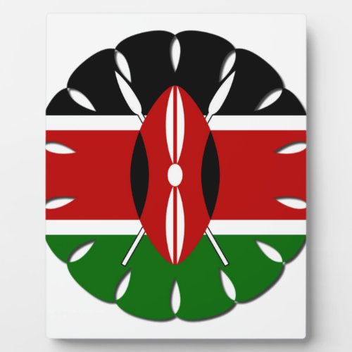 Jambo Kenyan Flag Plaque