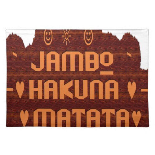 jambo MATATapng Placemat