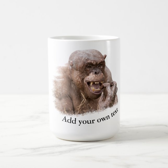 Jambo the hairless Chimp Coffee Mug (Center)