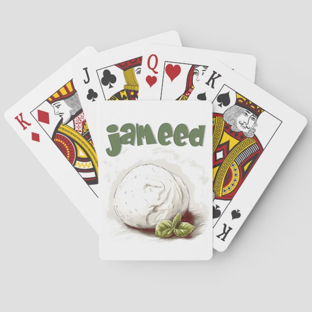 Jameed | Jordan Mansaf جميد المنسف Poker Cards (Back)