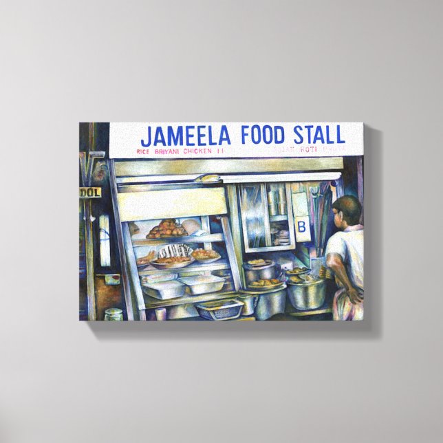 Jameela's Singapore Canvas Print (Front)