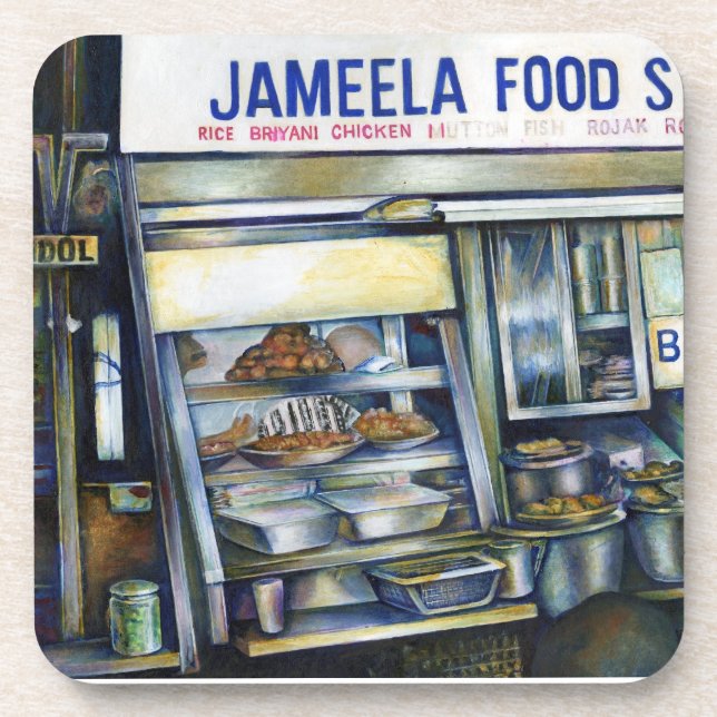 Jameela's Singapore Drink Coaster (Front)