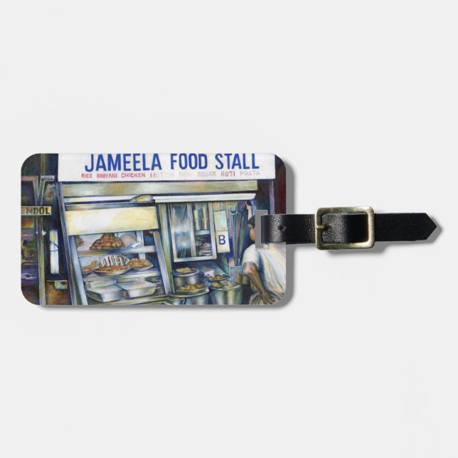Jameela's Singapore Luggage Tag (Front Horizontal)