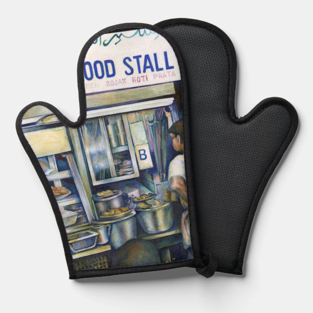 Jameelas's Singapore Oven Mitt (Front/Back)