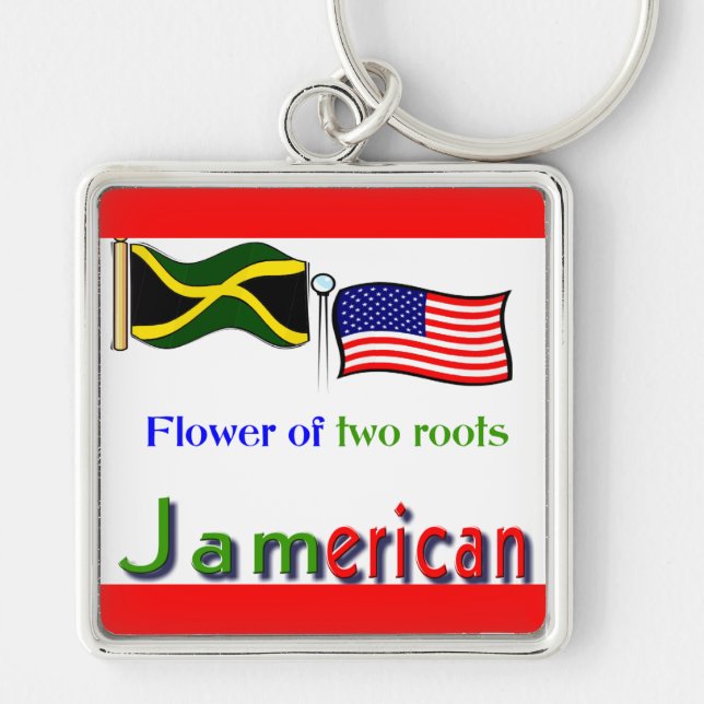 jamerican keychain (Front)