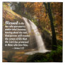 James 1:12 Blessed is the one who perseveres Bible Ceramic Tile