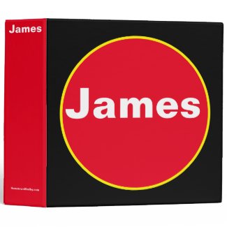 James 3 Ring Binder