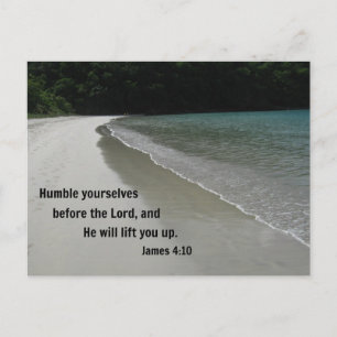 James 4:10 Humble yourselves before the Lord... Postcard