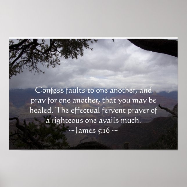 James 5:16 Poster (Front)