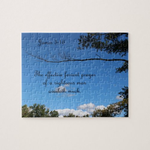 James 516 The effectual fervent prayer of Jigsaw Puzzle