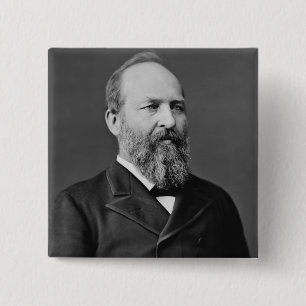 James A. Garfield Pinback Button