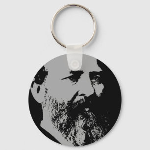 James A. Garfield silhouette Keychain
