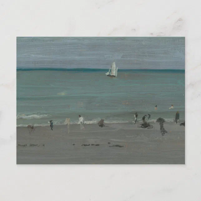 James Abbott Mcneill Whistler Coast Scene Bathers Postcard Zazzle