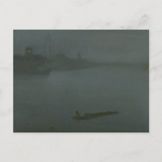 James Abbott McNeill Whistler - Nocturne in Blue Postcard